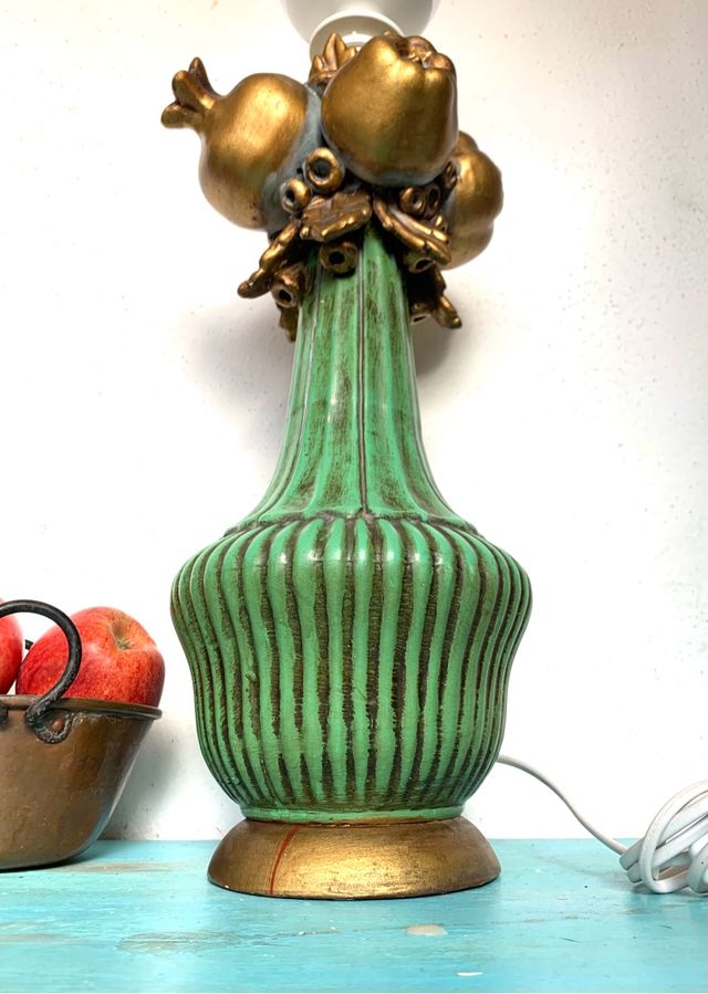 VECCHIA LAMPADA IN CERAMICA