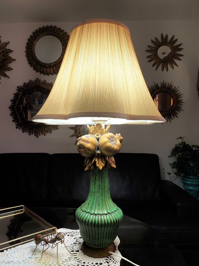 VECCHIA LAMPADA IN CERAMICA