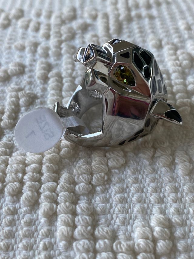 Anillo Pantera plateada  de Panteajewels