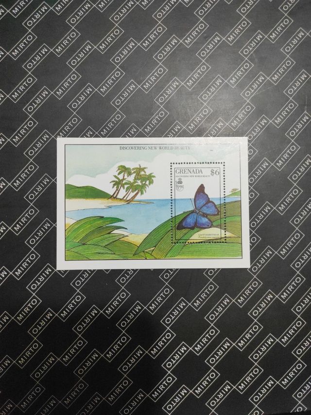 Hoja Bloque Granada. Descubrimiento Nuevo Mundo