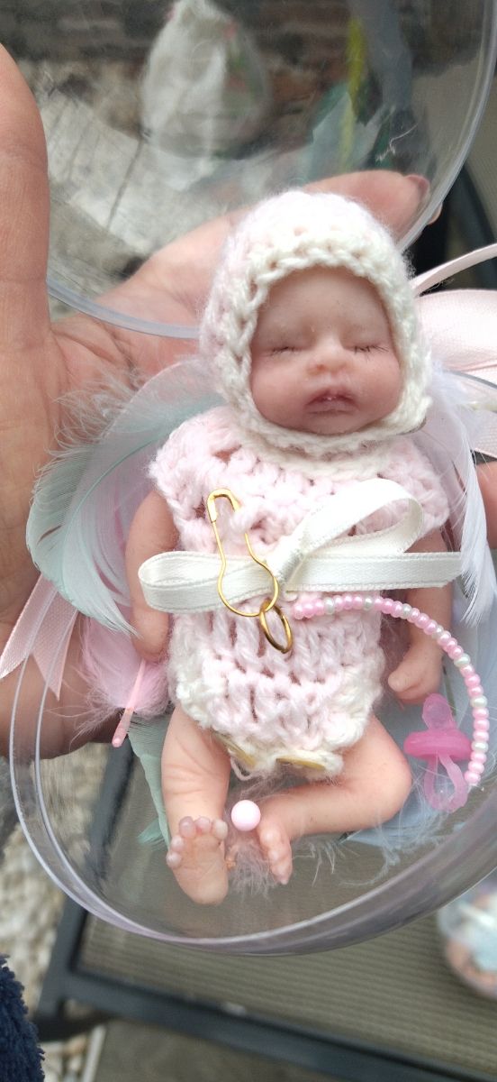 Mini reborn de silicona 