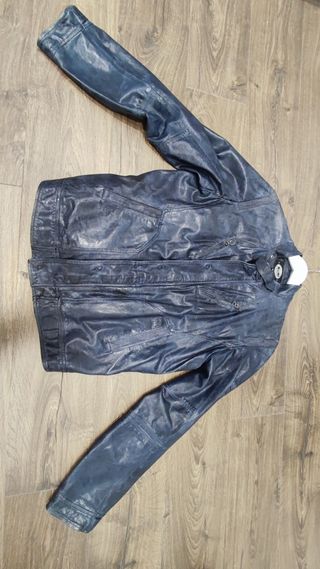 Chaqueta de cuero siosi dos puestas