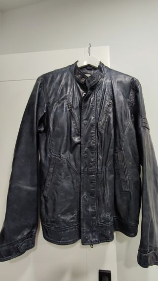 Chaqueta de cuero siosi dos puestas
