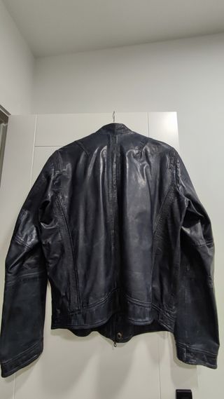 Chaqueta de cuero siosi dos puestas