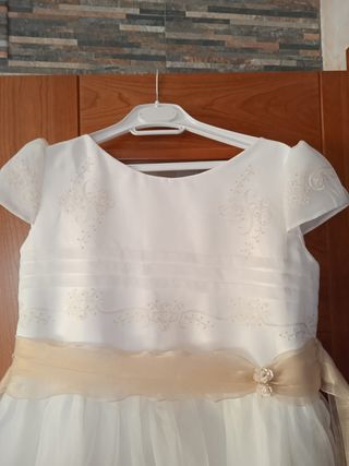 Vestido de Primera Comunión talla 12