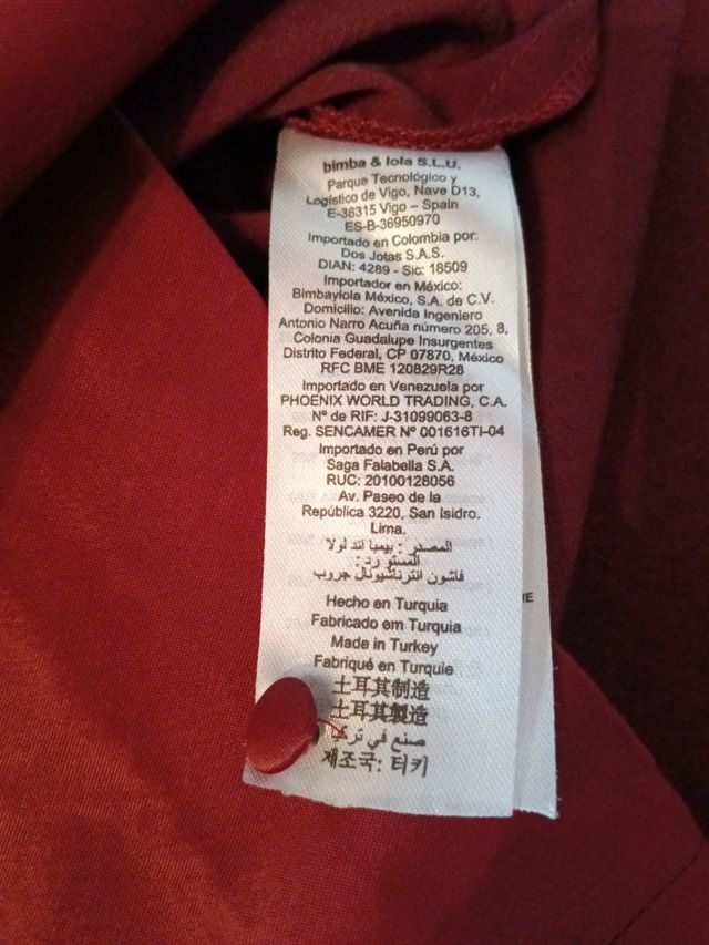 PRECIOSO VESTIDO DE BIMBA Y LOLA NUEVO