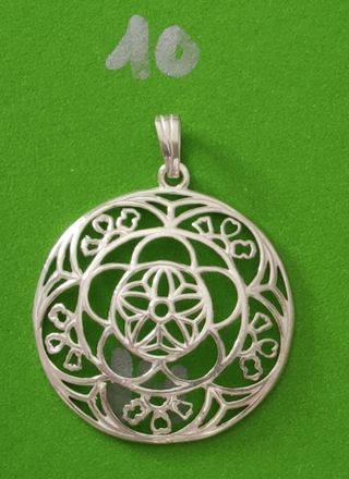 Colgante Mandala de plata 925 mls 