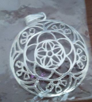 Colgante Mandala de plata 925 mls 