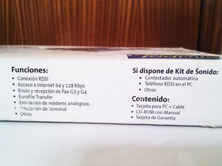 Tarjeta red RDSI