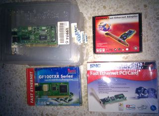 Tarjetas de red Ethernet antiguas para PC