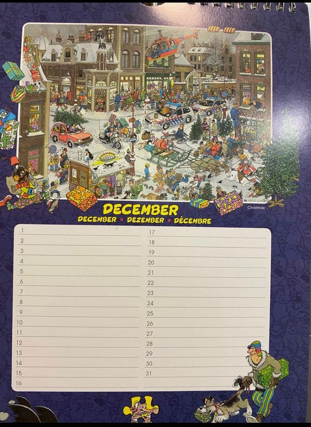Calendario Jan Van Haasteren