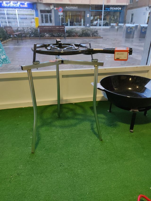 Paellero butano 400+soporte paellero