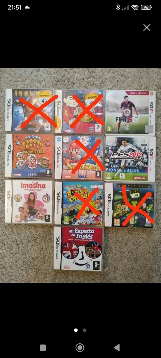 juegos Nintendo 3DS y DS