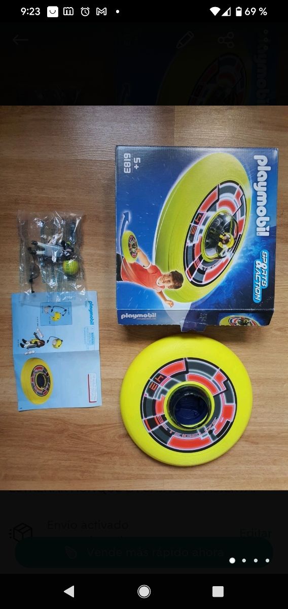 DISCO VOLADOR CON ASTRONAUTA