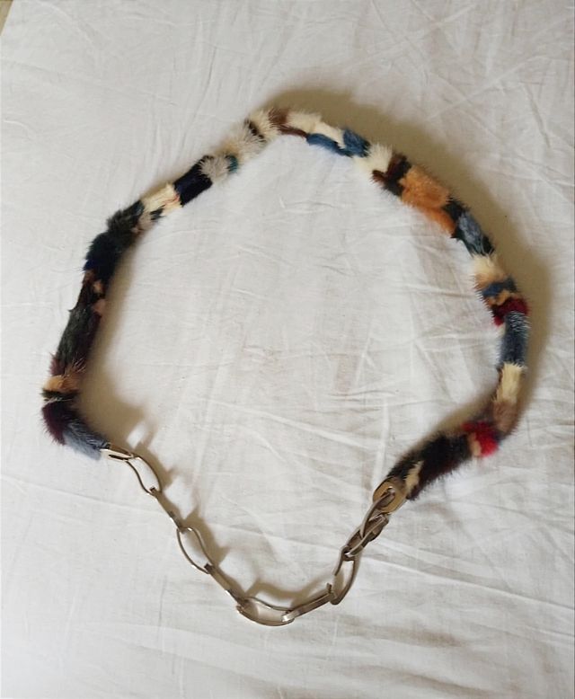 Cintura sottile di pelliccia