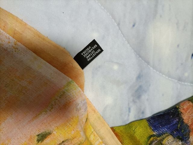 Foulard tema Campagna 50% cotone