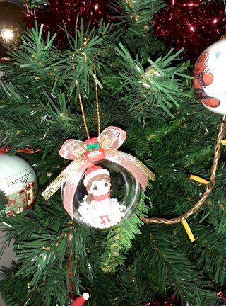 Regalo original Bola Navidad Niña