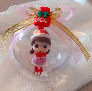 Regalo original Bola Navidad Niña