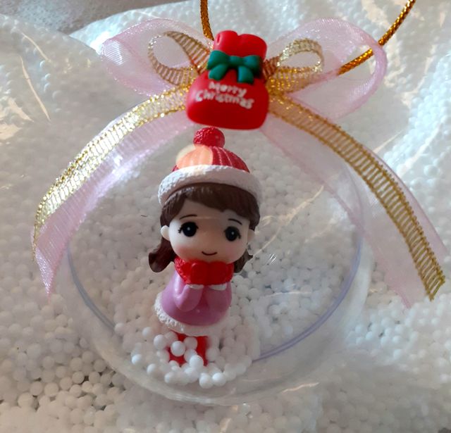 Regalo original Bola Navidad Niña