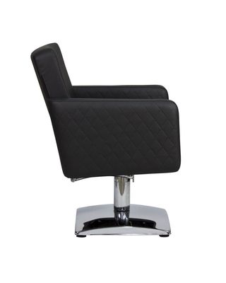 Silla de corte Iris negro laterales en rombo