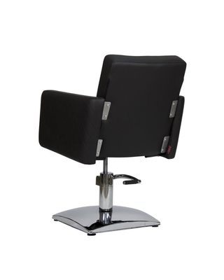 Silla de corte Iris negro laterales en rombo