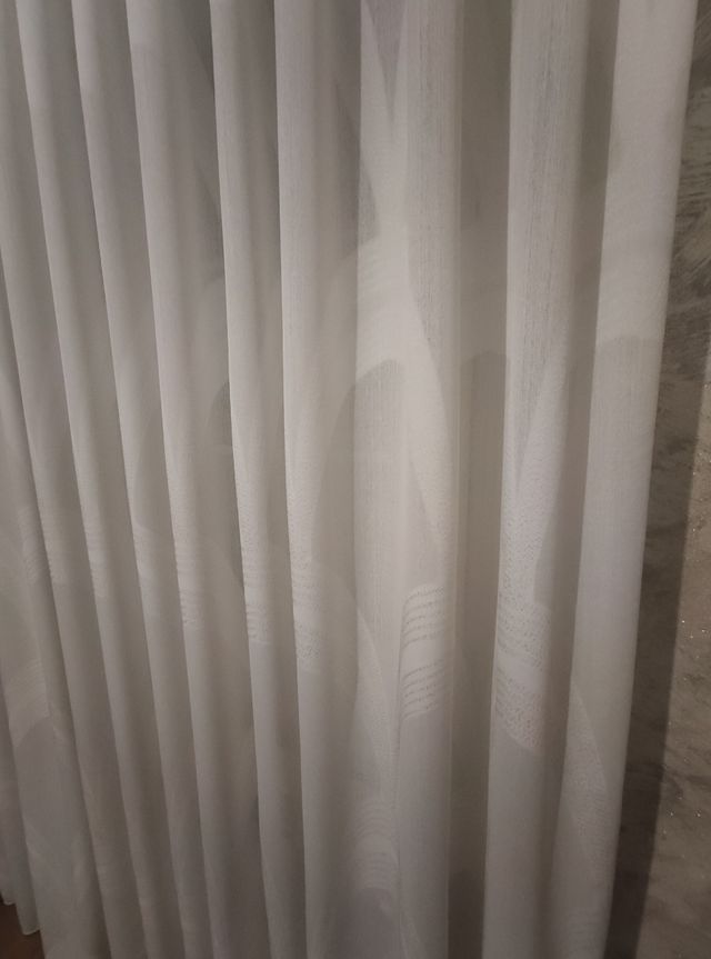 Barra y cortina / visillo 1 paño