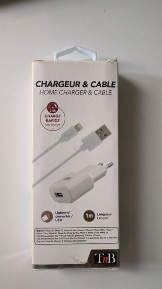 Cargador iphone, iPad, ipod