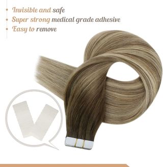 Extensiones cabello rubio natural balayage NUEVAS