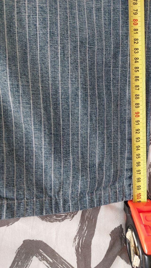 jeans uomo leggeri azzurri con righe