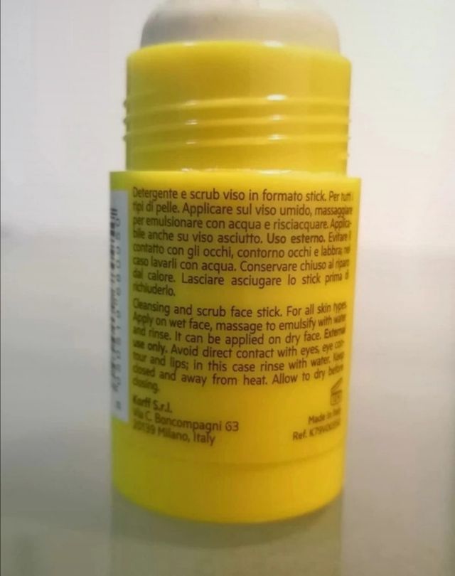 Scrub e detergente in stick