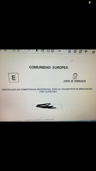 SE CEDE TITULO GESTOR DE TRANSPORTES (0PERADOR)