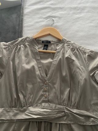 Camisa premamá color piedra