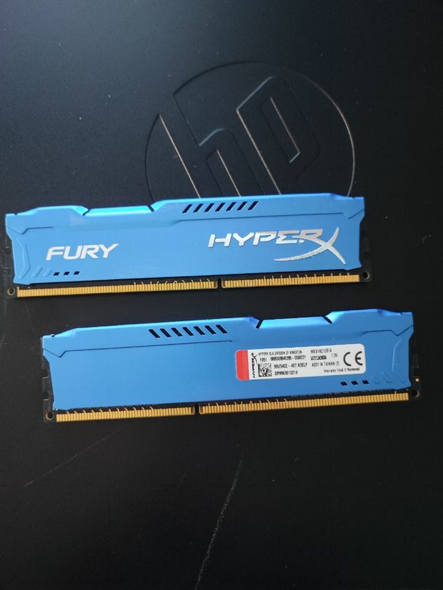 Memoria RAM Fury Hyperx 4 GB y 8 GB