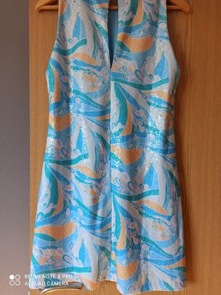 Vestido Sfera,lentejuelas fiesta