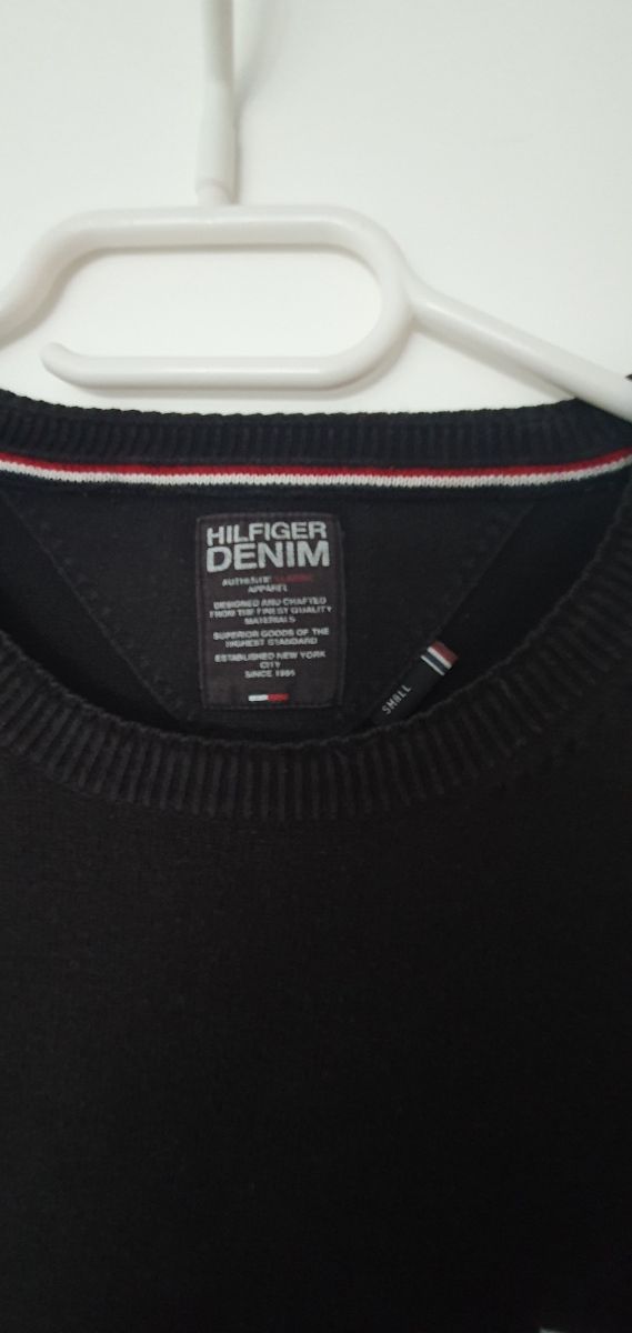 Jersey Negro Tommy Hilfiger Talla S