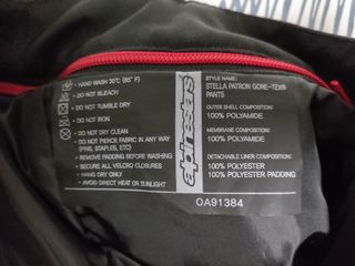 Pantalón alpinestars stella patron goretex