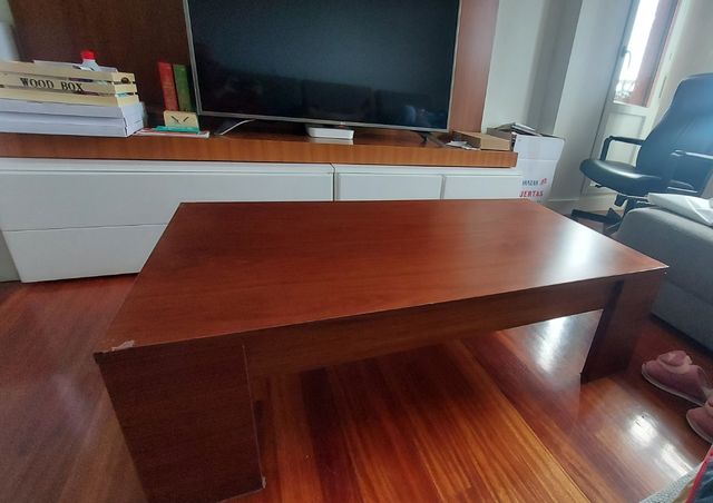 Mesa comedor elevable