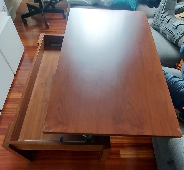 Mesa comedor elevable