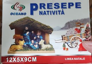 mini presepe natalizio