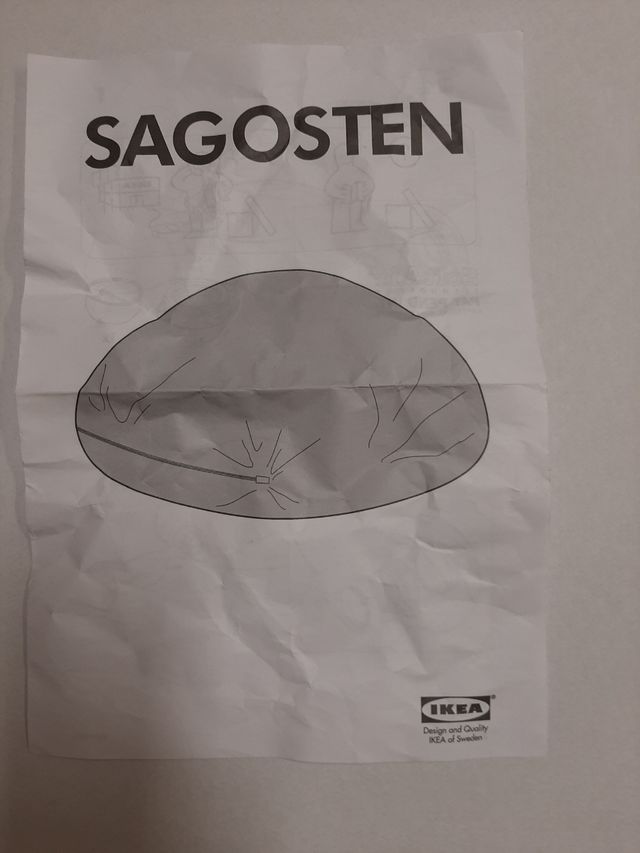 Funda cojin inflable Sagosten Ikea