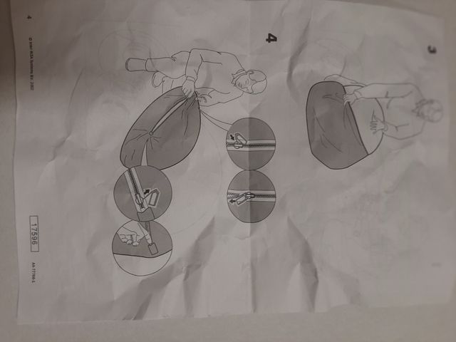 Funda cojin inflable Sagosten Ikea