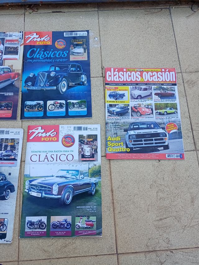 Lote 11 de revistas Auto Photo Classics
