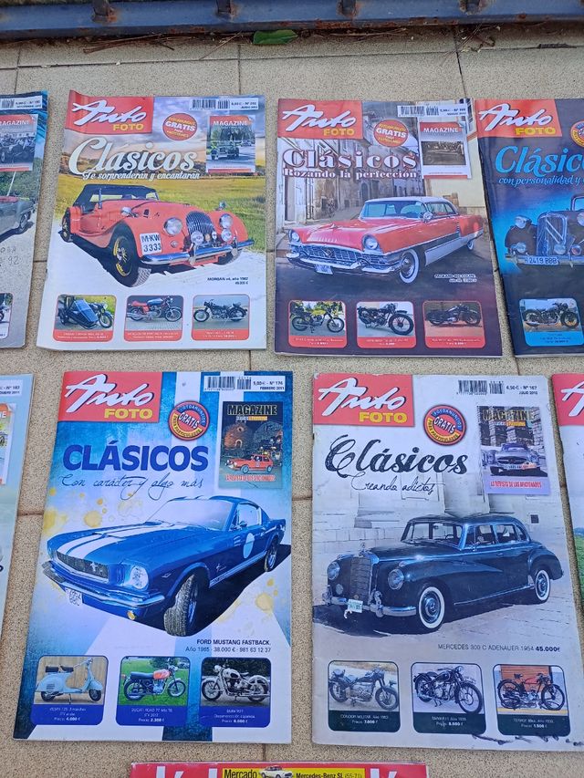 Lote 11 de revistas Auto Photo Classics