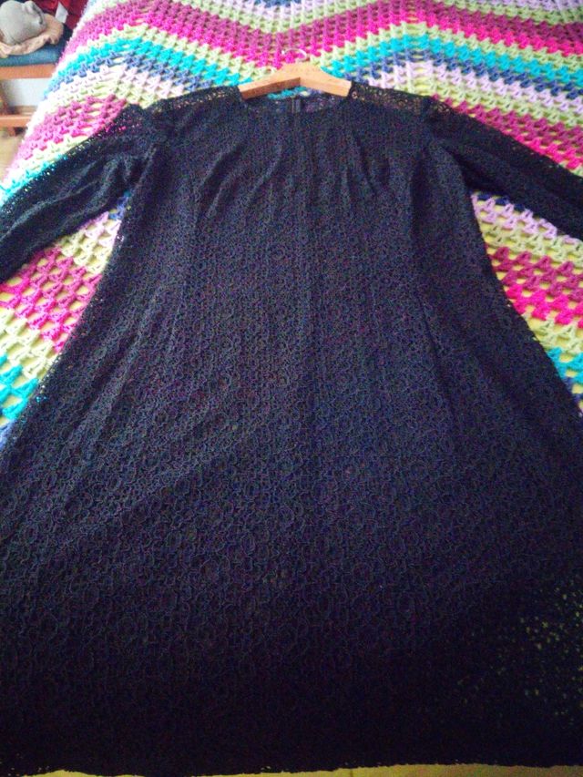 Elegante vestido transparente