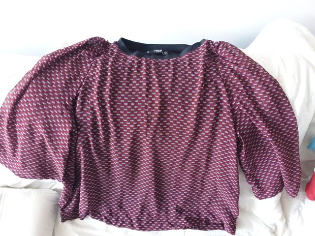 Blusa de manga