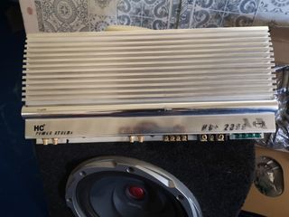 Subwoofer KENWOOD+Etapa BEYMA+Altavoces POLKAUDIO