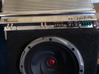 Subwoofer KENWOOD+Etapa BEYMA+Altavoces POLKAUDIO