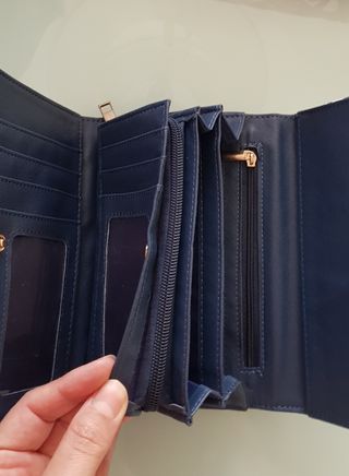 Billetera estilo desigual