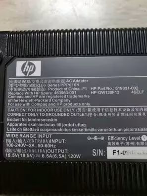 alimentador HP 18,5V 120W original