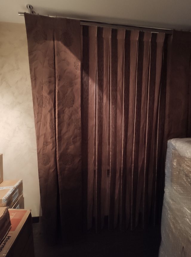 Barras dobles, cortina y caidas